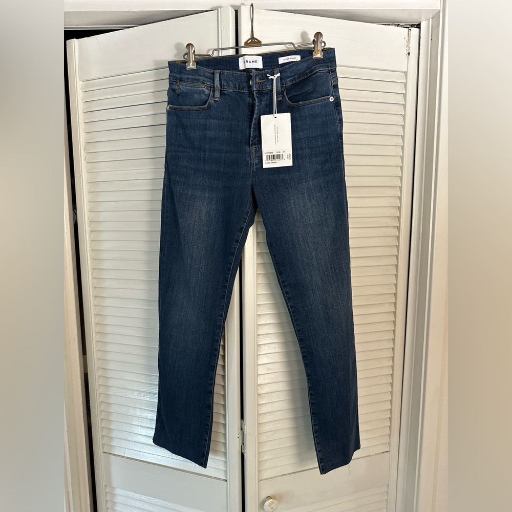 NWT Frame Le High Straight Jeans